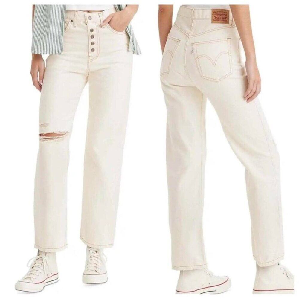 Levi’s Ribcage Straight Ankle Jeans